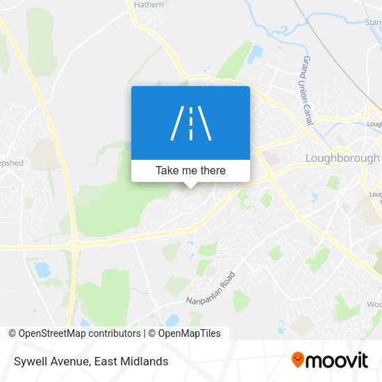 Sywell Avenue map
