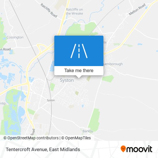 Tentercroft Avenue map