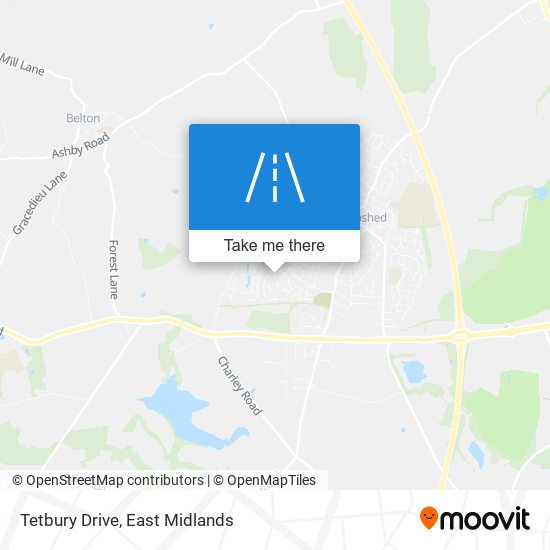 Tetbury Drive map