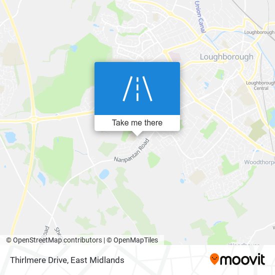 Thirlmere Drive map