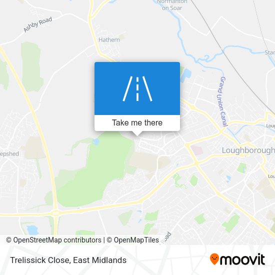 Trelissick Close map
