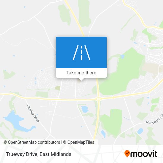 Trueway Drive map