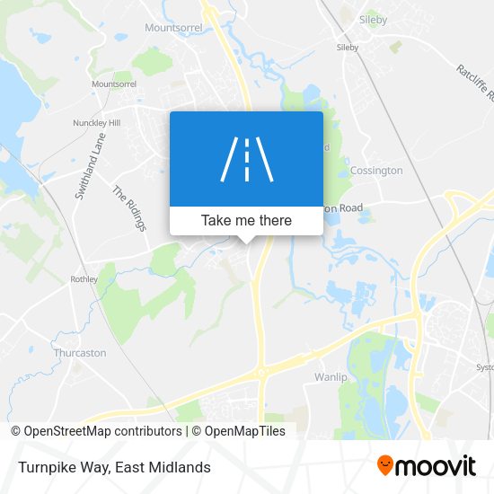 Turnpike Way map