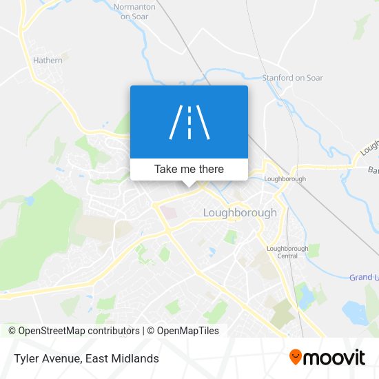 Tyler Avenue map