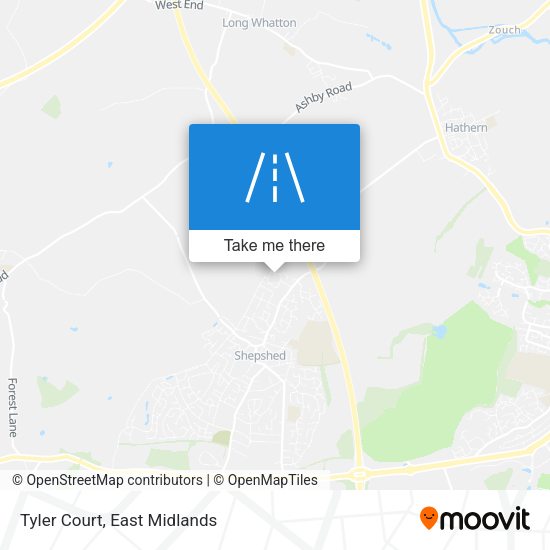 Tyler Court map
