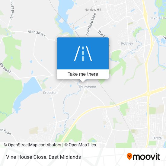 Vine House Close map