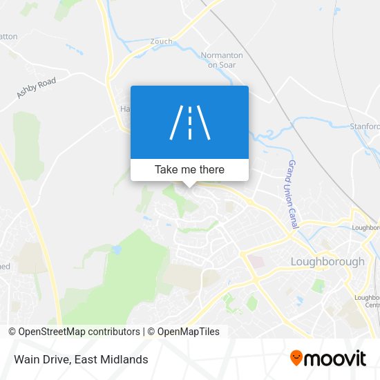 Wain Drive map