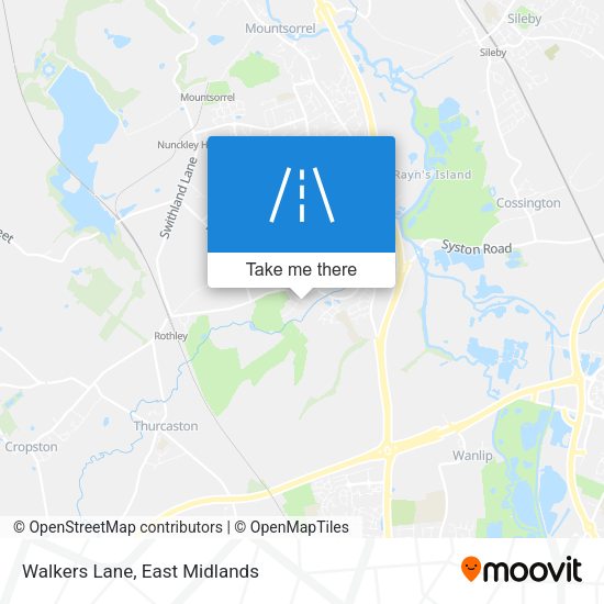 Walkers Lane map