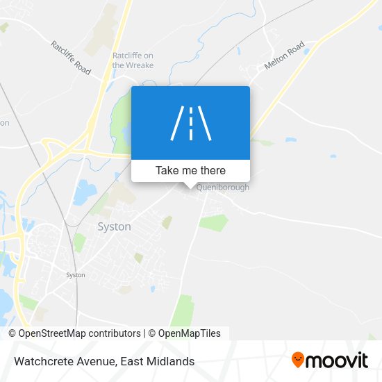 Watchcrete Avenue map