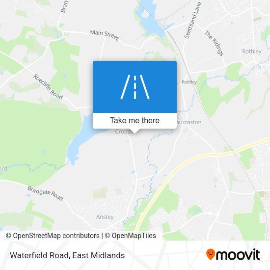 Waterfield Road map