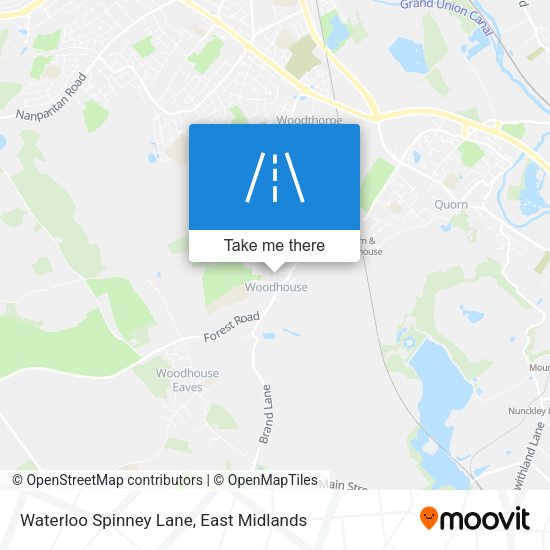 Waterloo Spinney Lane map