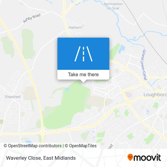 Waverley Close map