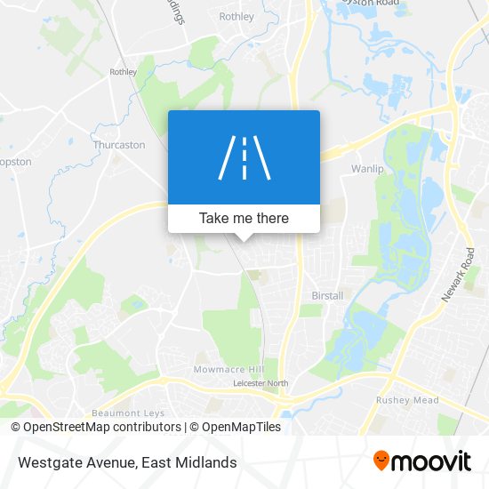 Westgate Avenue map