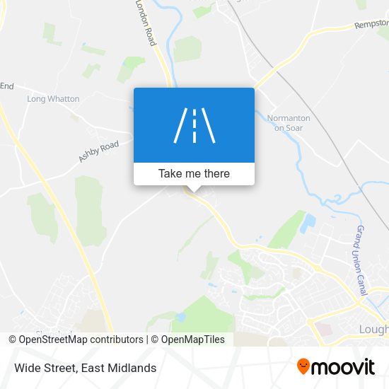 Wide Street map
