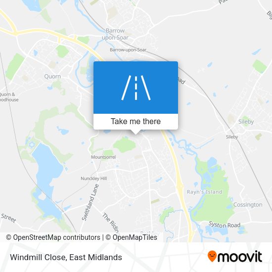 Windmill Close map