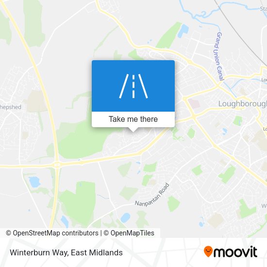 Winterburn Way map