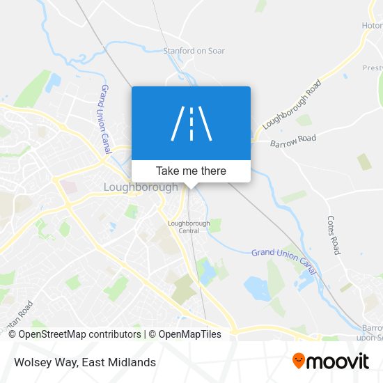 Wolsey Way map
