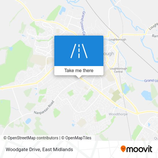Woodgate Drive map