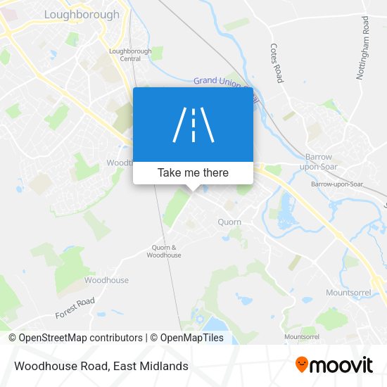 Woodhouse Road map