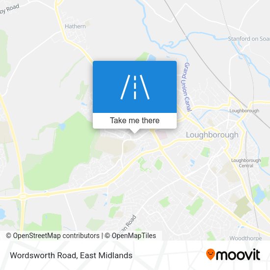 Wordsworth Road map