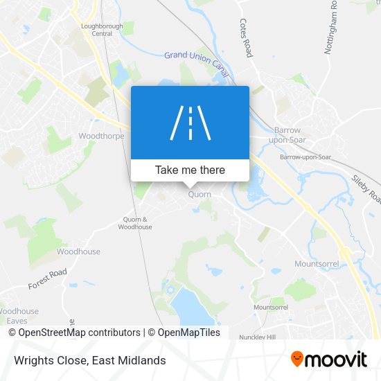Wrights Close map