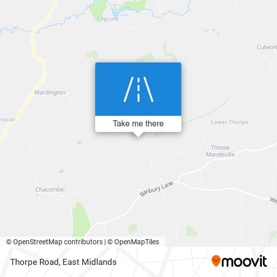 Thorpe Road map