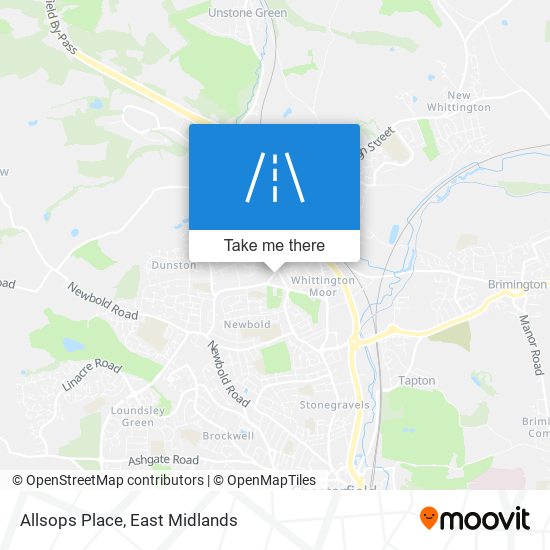 Allsops Place map