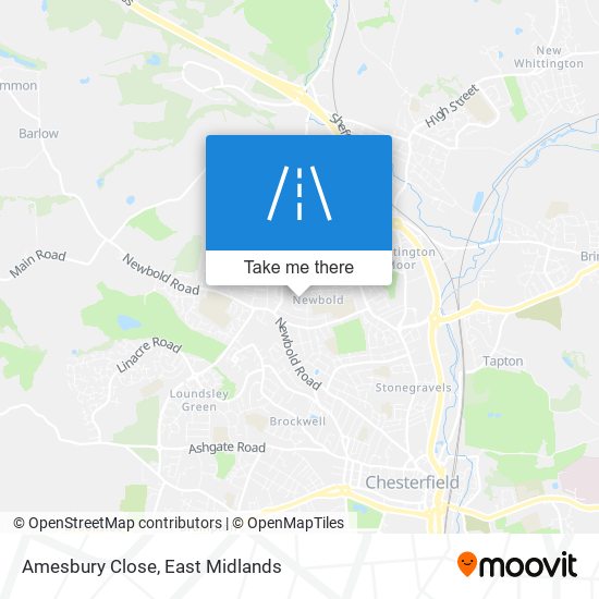 Amesbury Close map