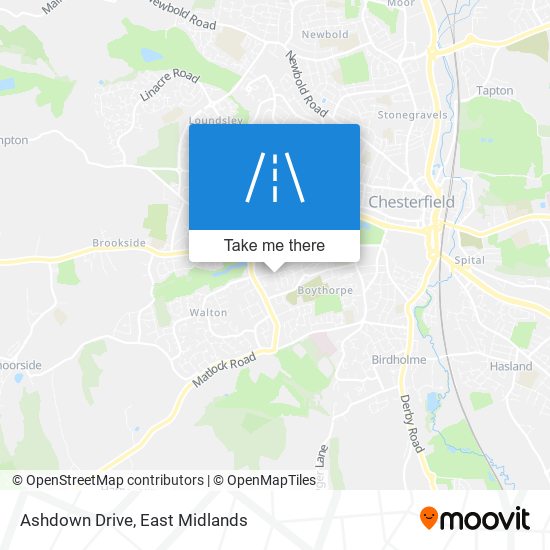 Ashdown Drive map