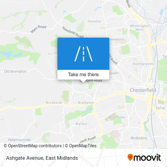 Ashgate Avenue map