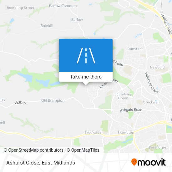 Ashurst Close map