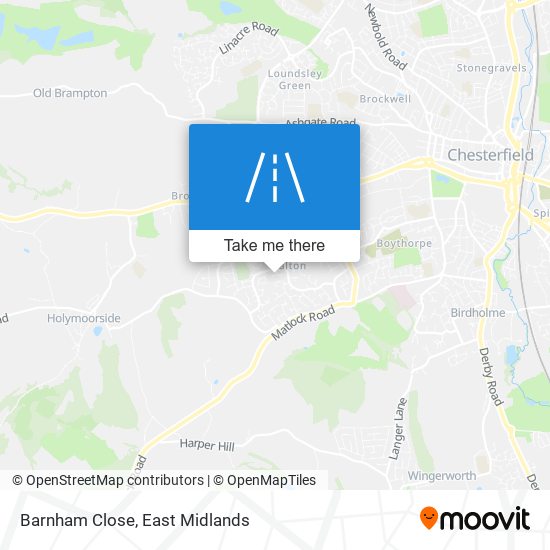 Barnham Close map