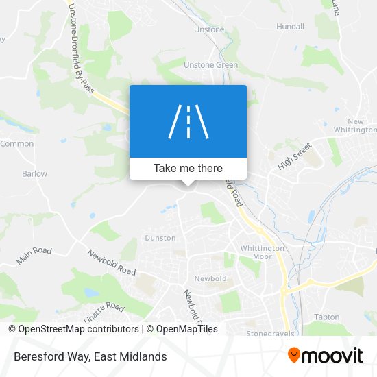 Beresford Way map