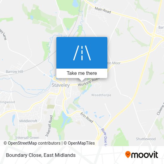 Boundary Close map