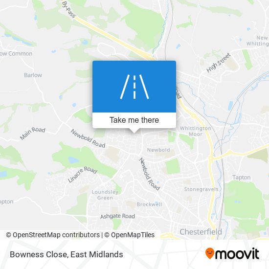 Bowness Close map