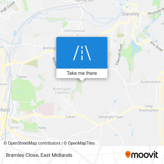 Bramley Close map