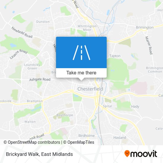 Brickyard Walk map