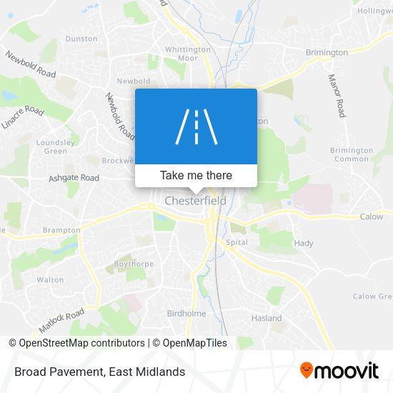 Broad Pavement map