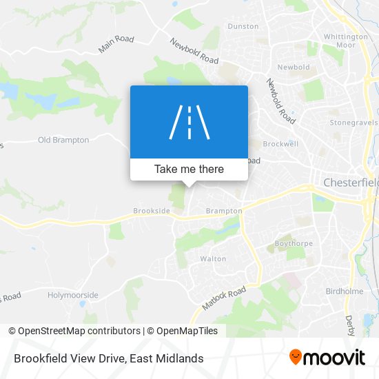 Brookfield View Drive map