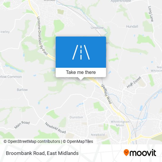 Broombank Road map