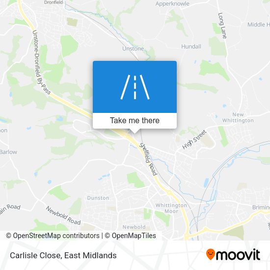Carlisle Close map