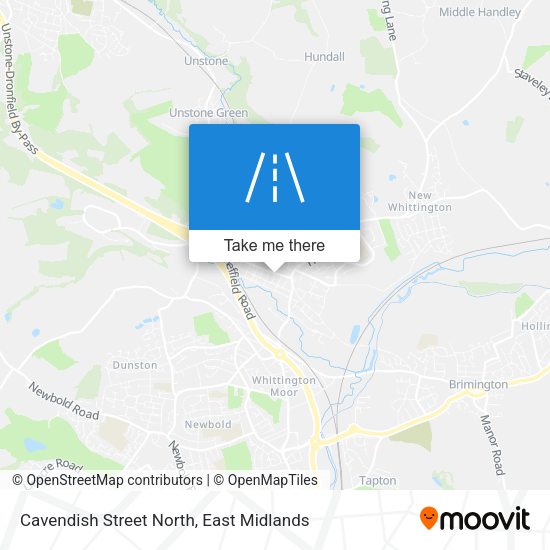Cavendish Street North map