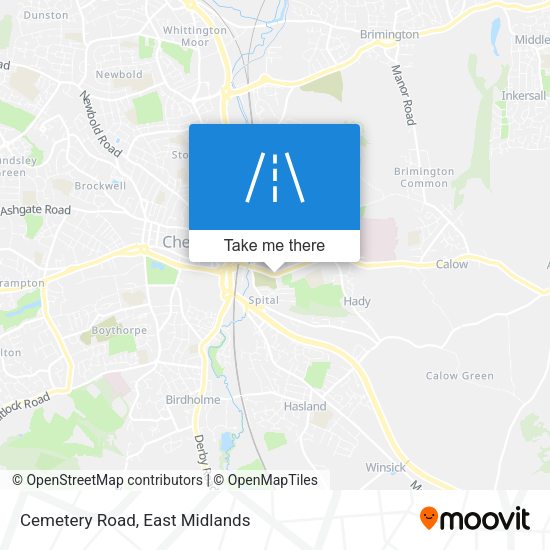 Cemetery Road map