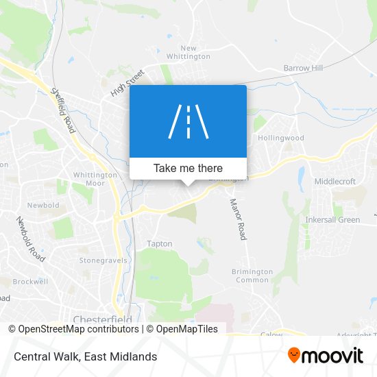 Central Walk map