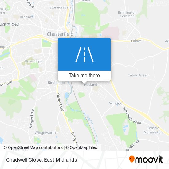 Chadwell Close map