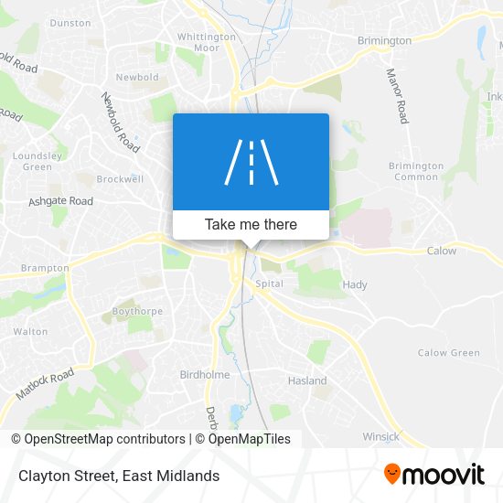 Clayton Street map