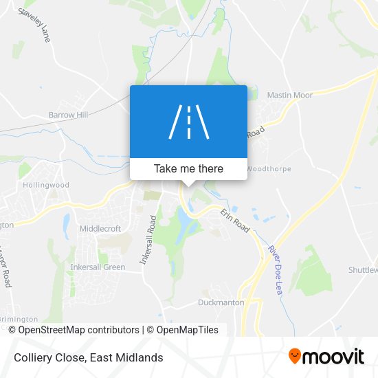 Colliery Close map