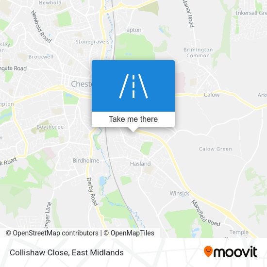 Collishaw Close map