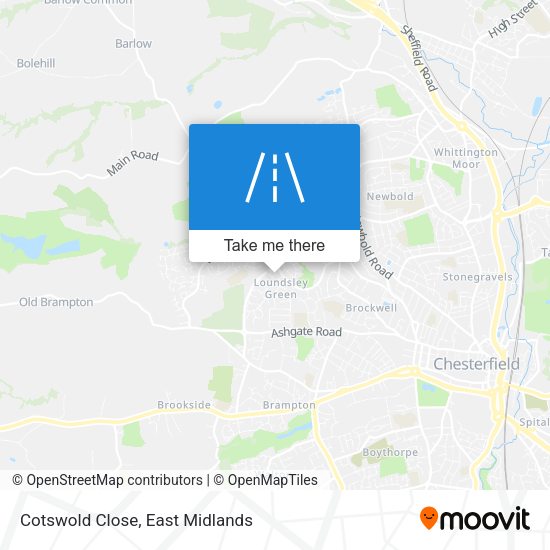 Cotswold Close map