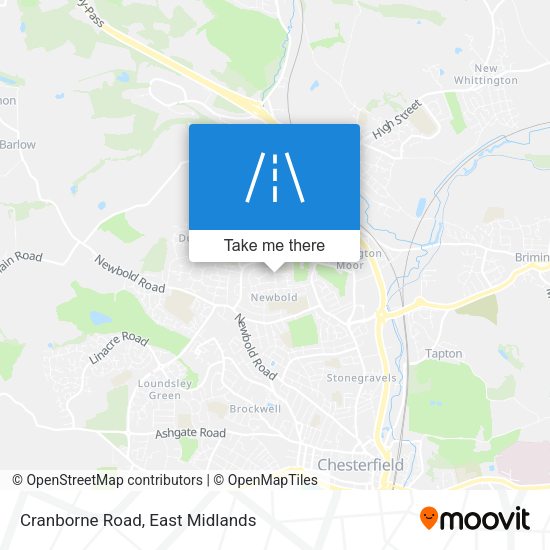 Cranborne Road map
